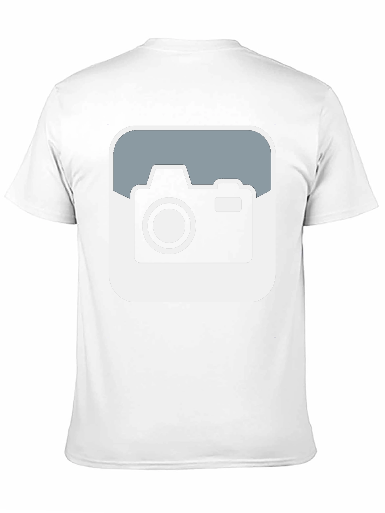 Camera Graphic Tee - Black Cotton T-Shirt