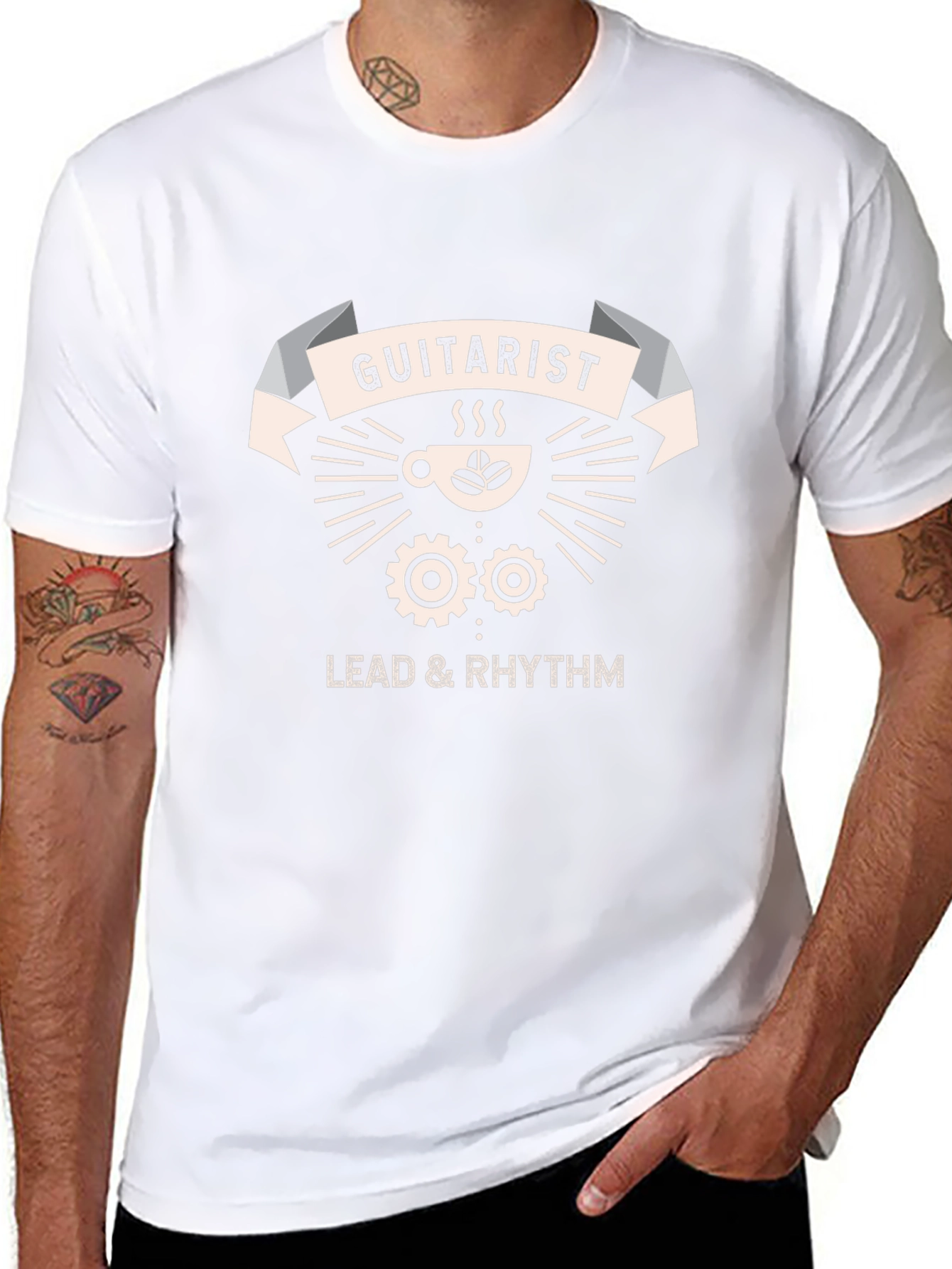 Guitarist Lead & Rhythm Coffee T-Shirt