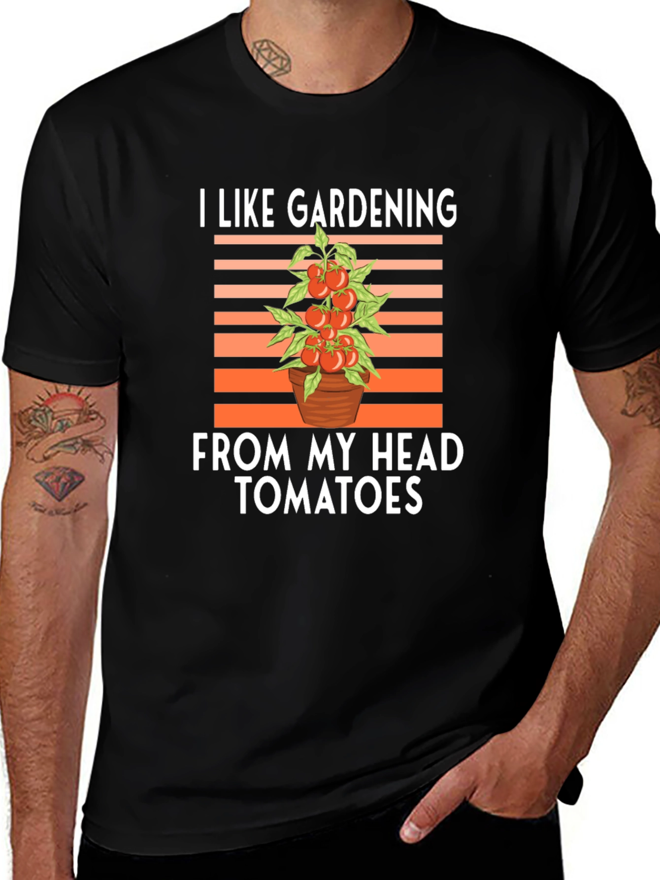 Gardening Tomato T-Shirt - From My Head Tomatoes
