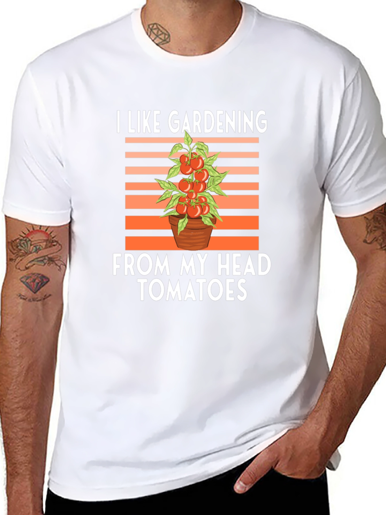 Gardening Tomato T-Shirt - From My Head Tomatoes