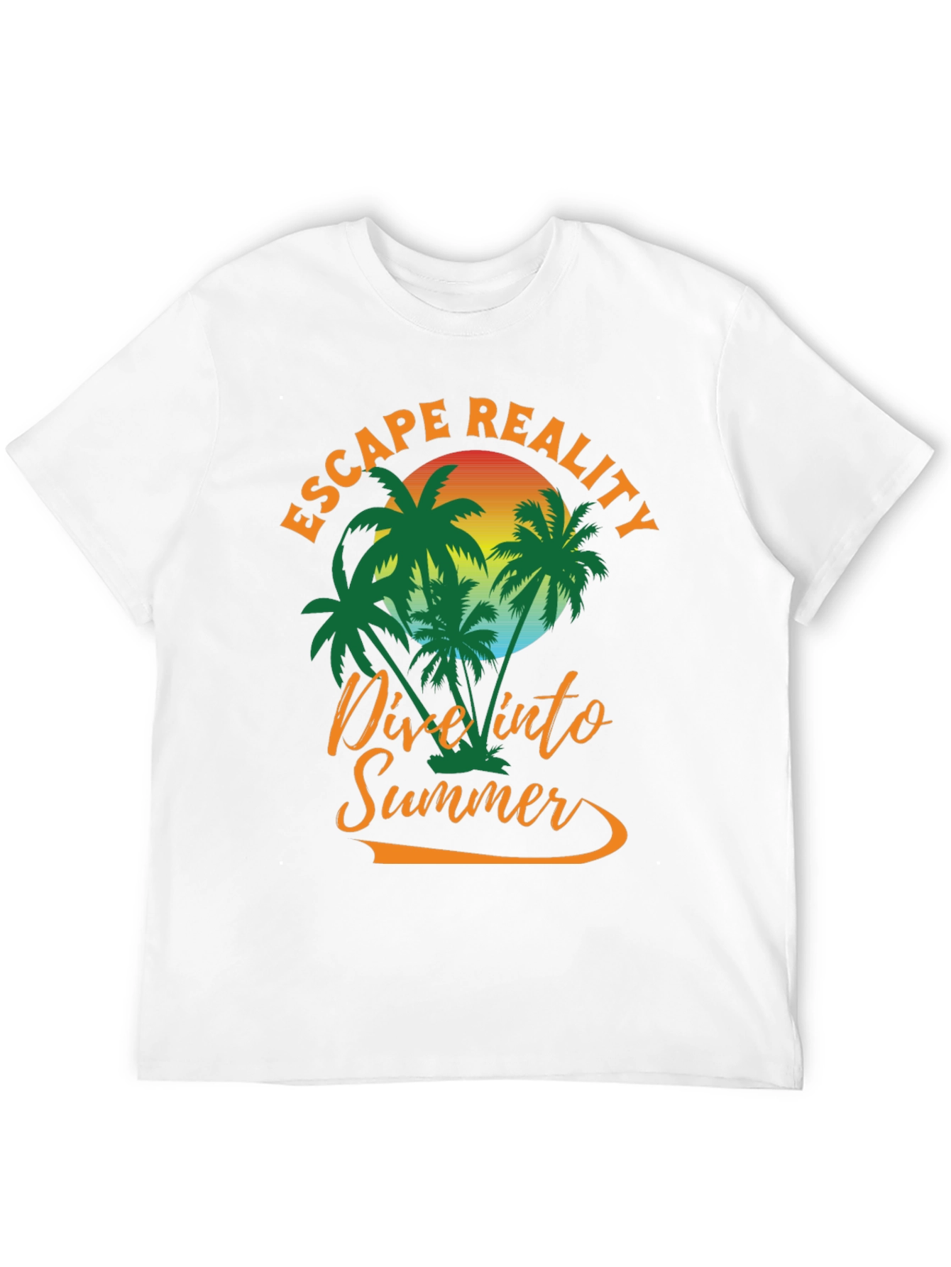 Escape Reality Mens Black Graphic Tee