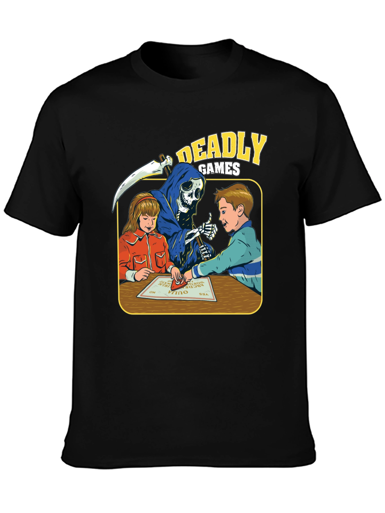 Deadly Games Graphic Tee - Ouija Board Design