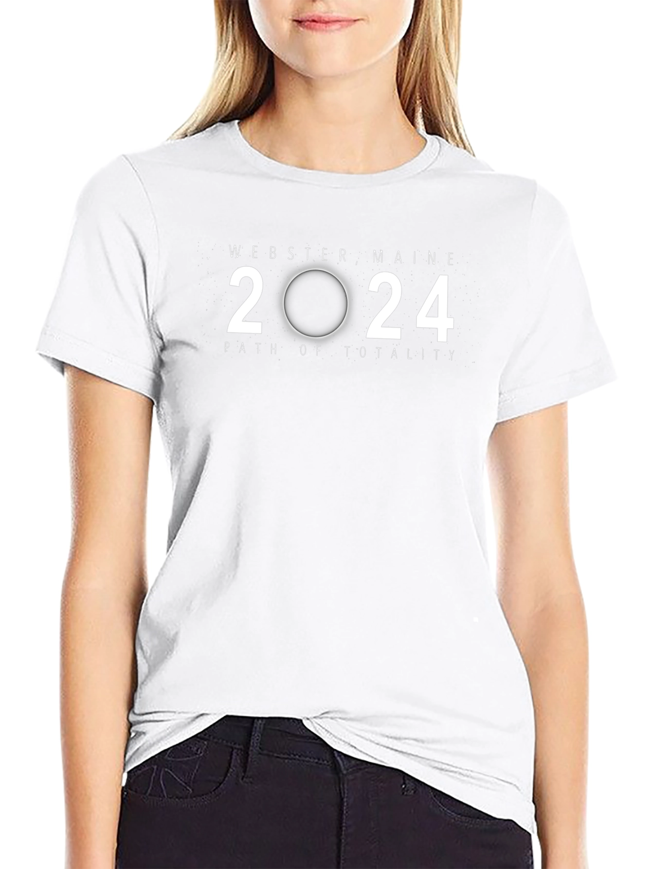 Webster Maine 2024 Total Solar Eclipse T-Shirt