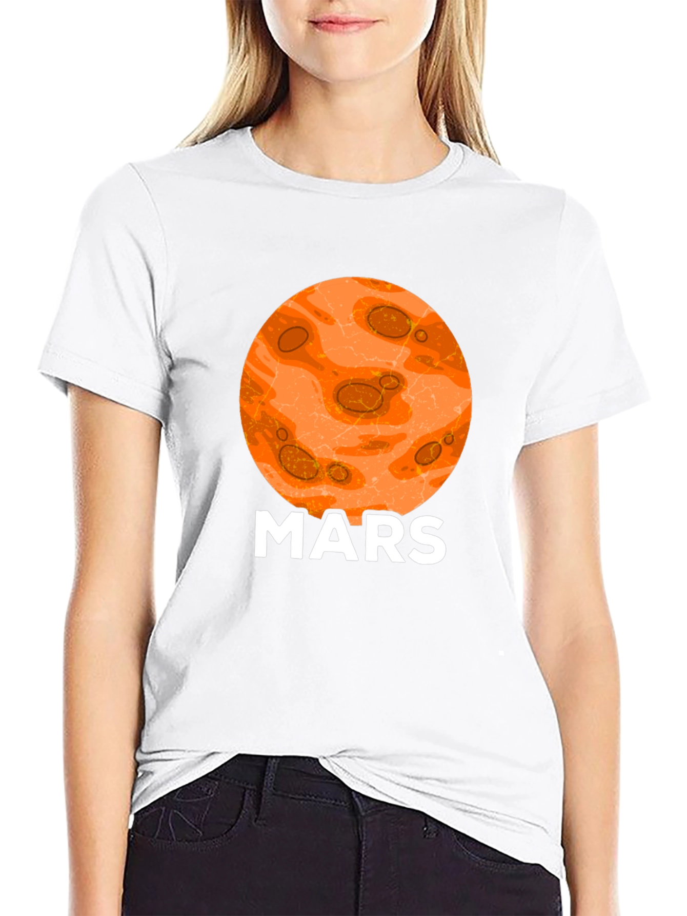 Mars Planet Graphic T-Shirt