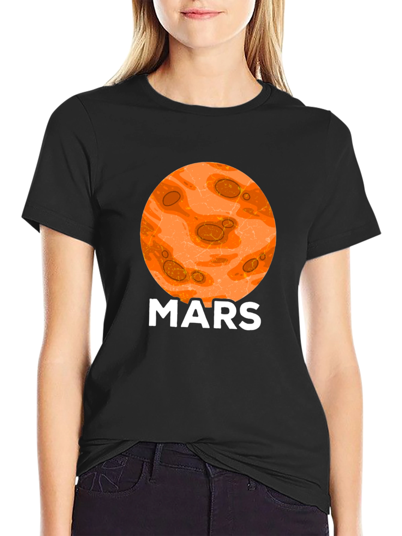 Mars Planet Graphic T-Shirt