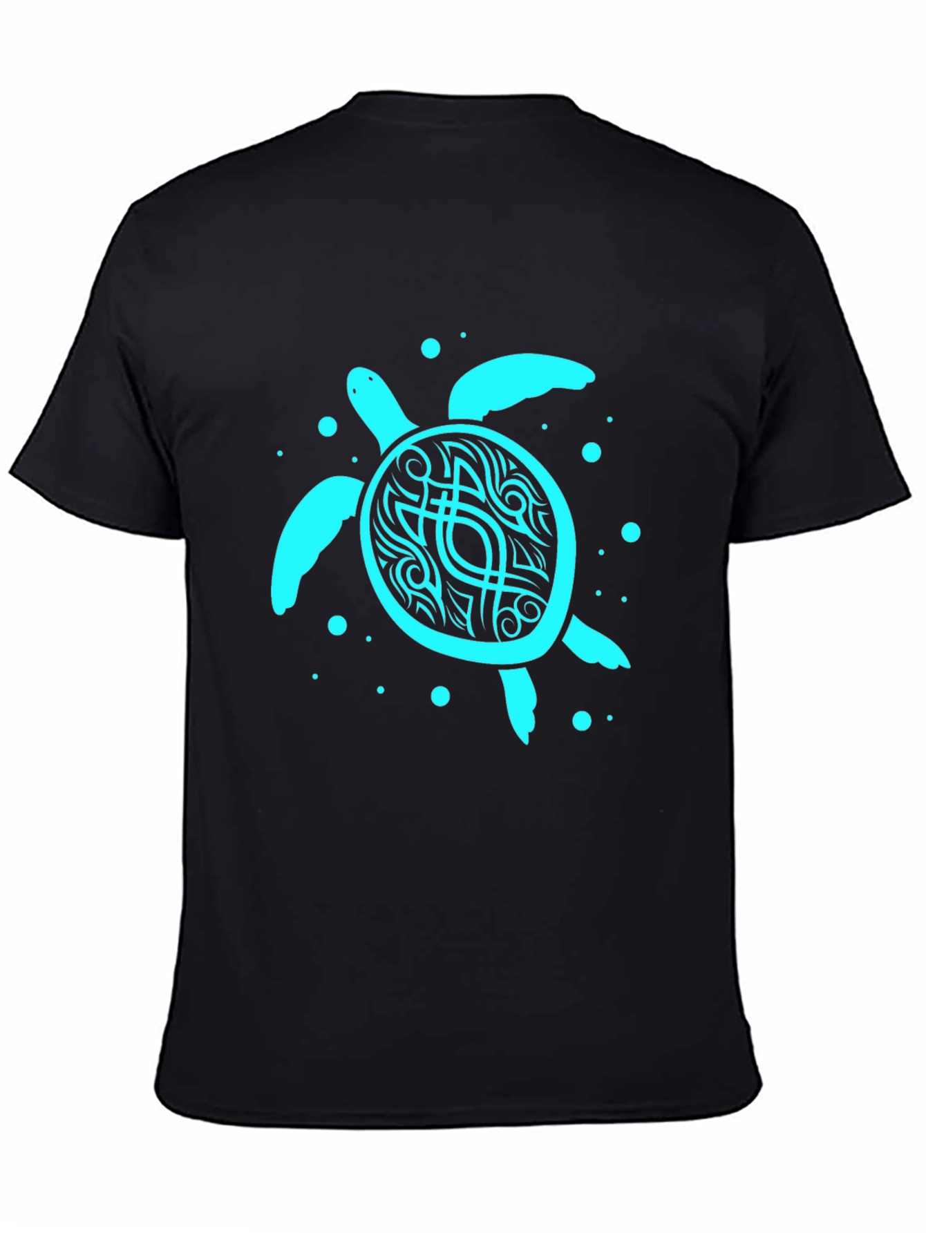 Mens Turtle Graphic Tee - Black