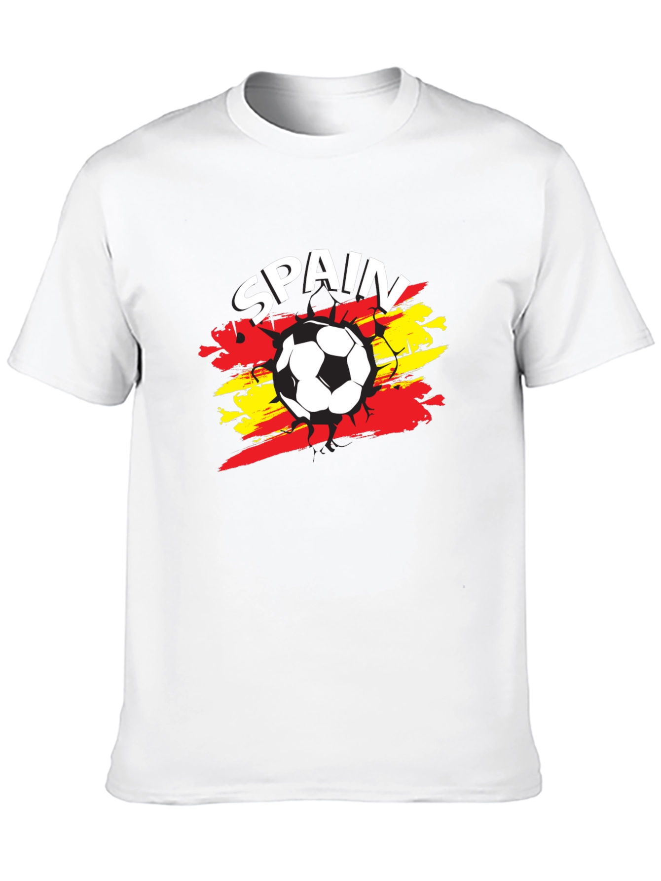Spain Soccer T-Shirt - Black