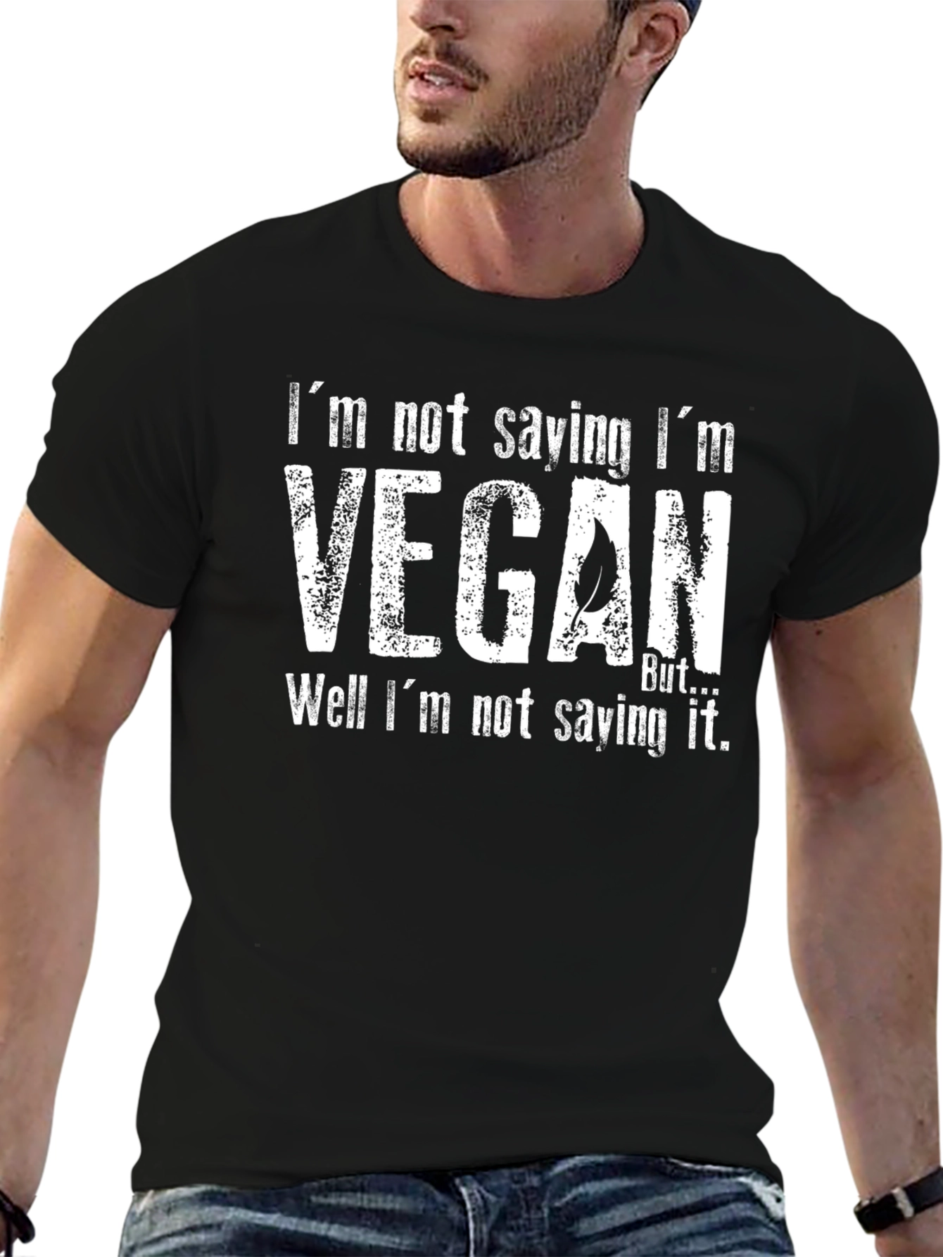 Vegan But Funny Graphic T-Shirt