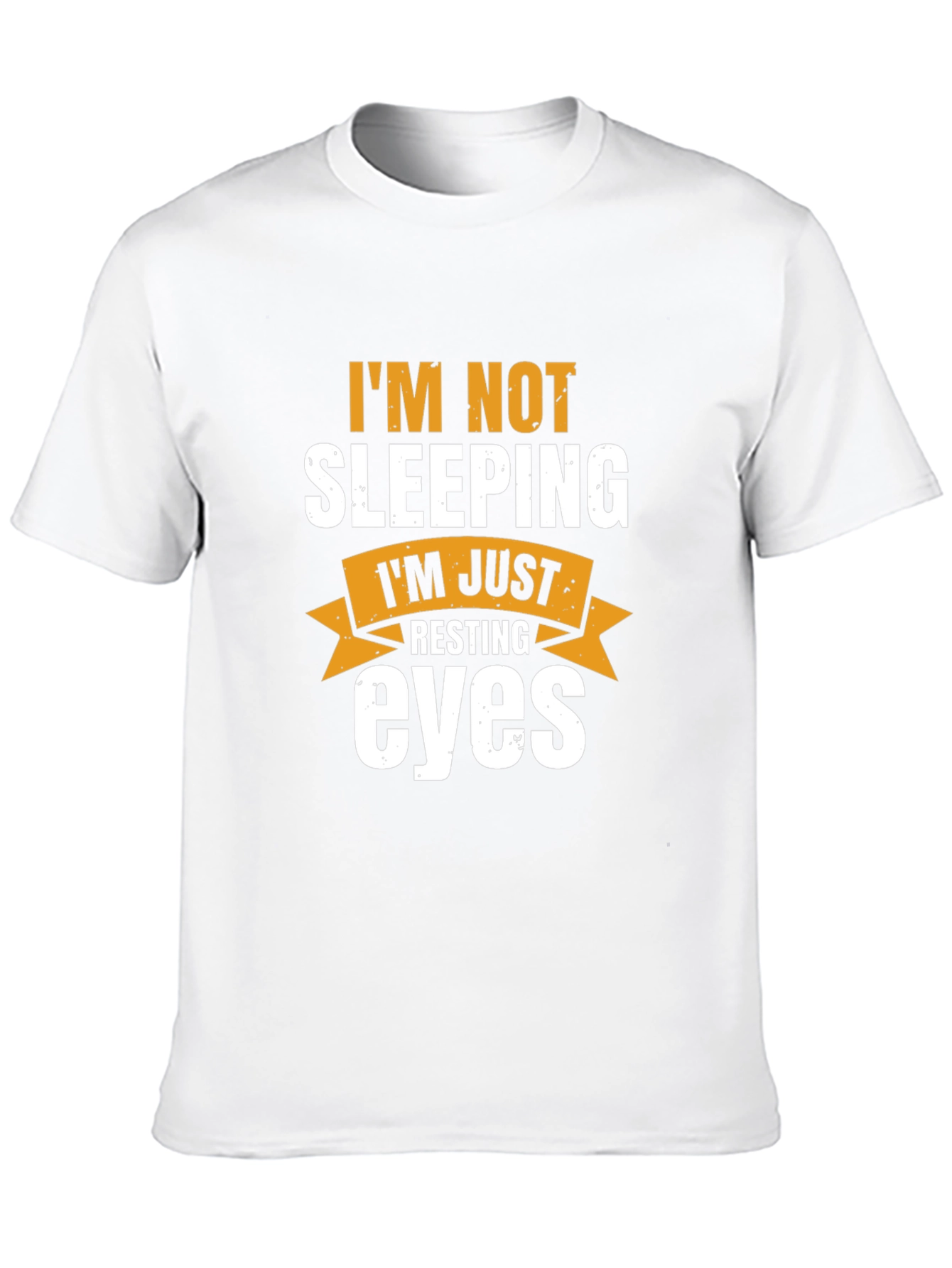 Funny Resting Eyes Graphic T-Shirt
