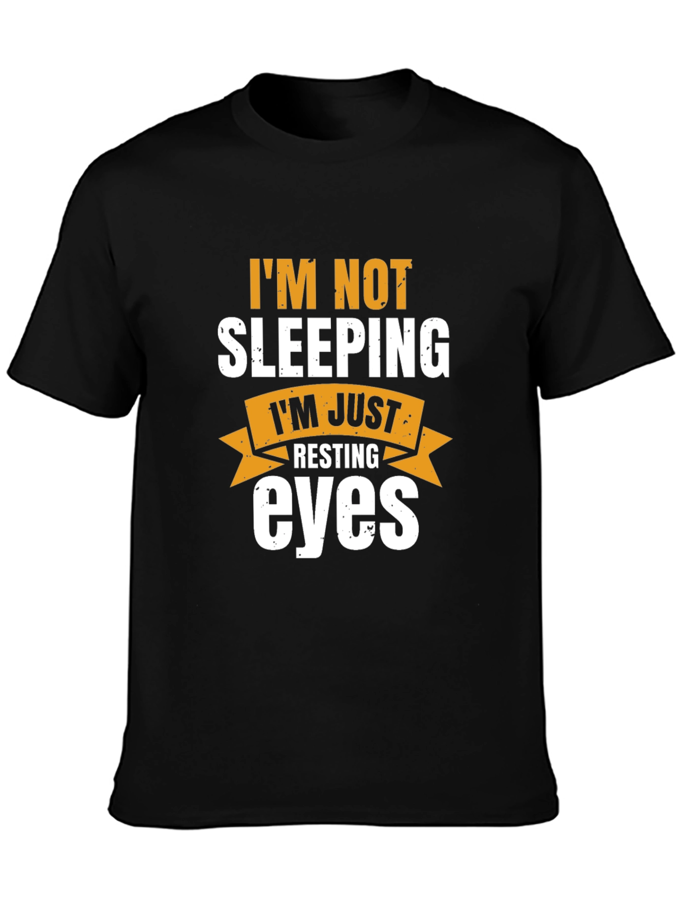 Funny Resting Eyes Graphic T-Shirt