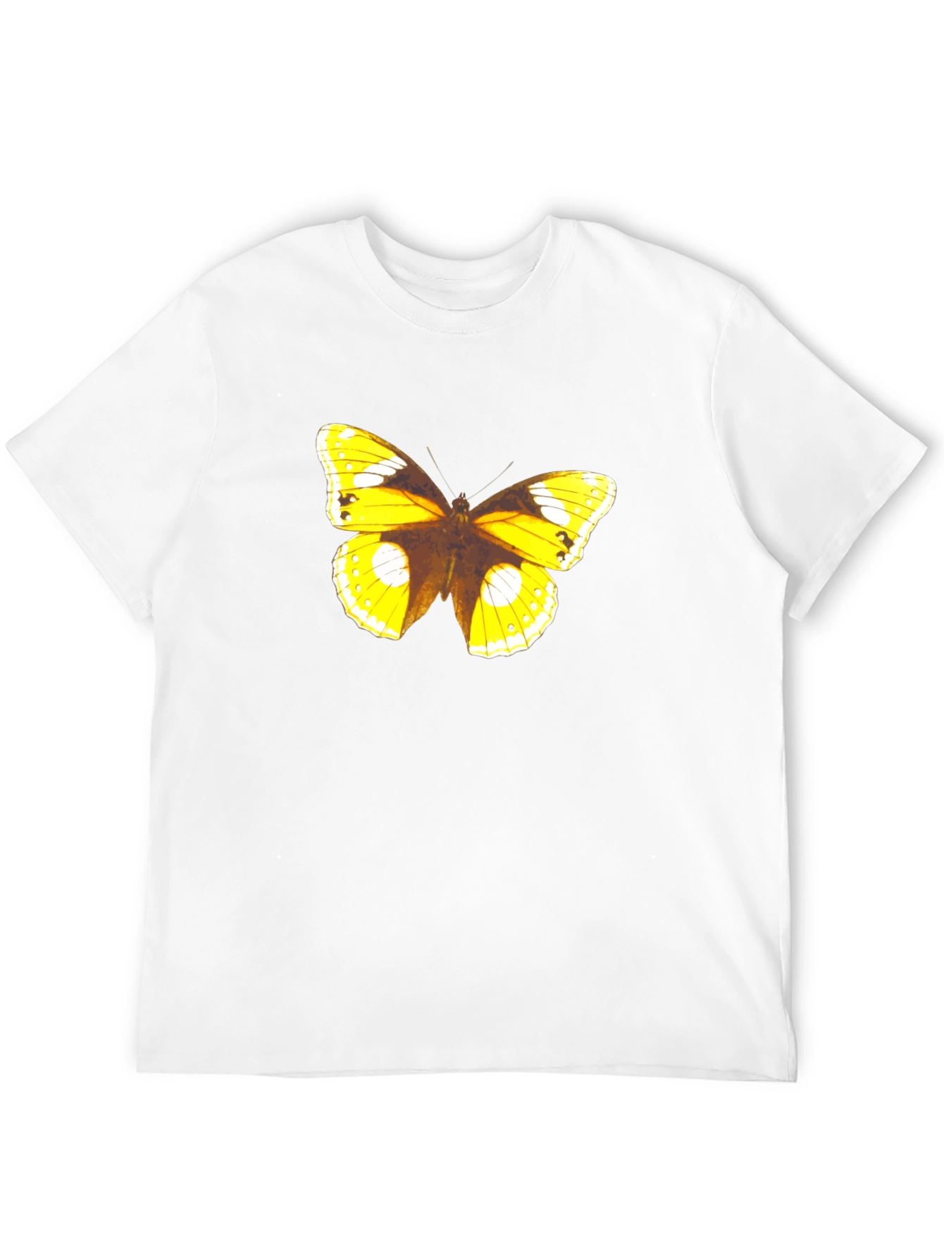 Butterfly Graphic Print Tee - Black