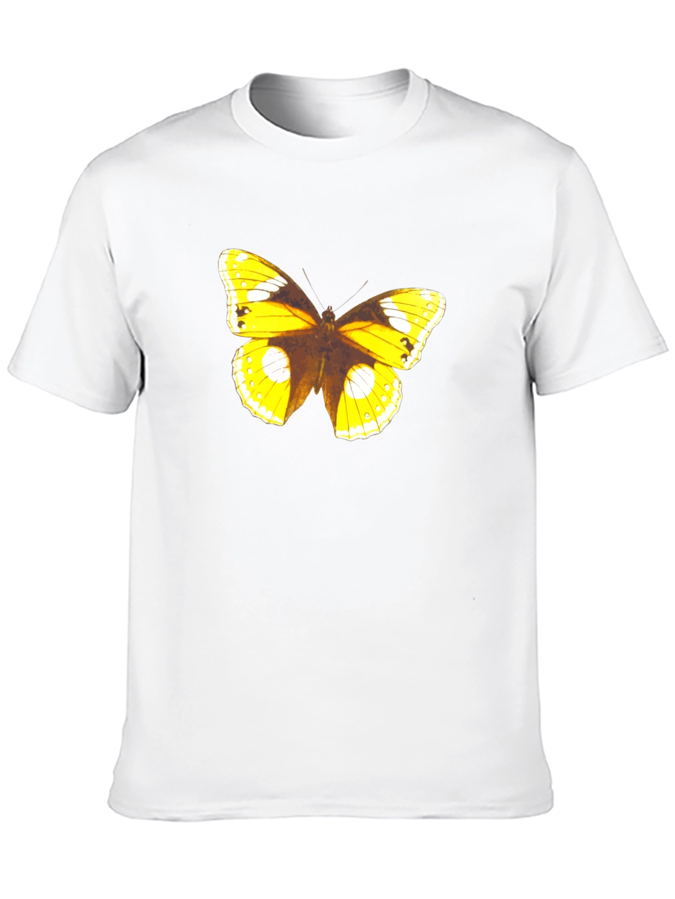 Butterfly Graphic Print Tee - Black