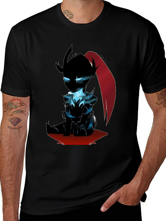 Anime Character Black T-Shirt