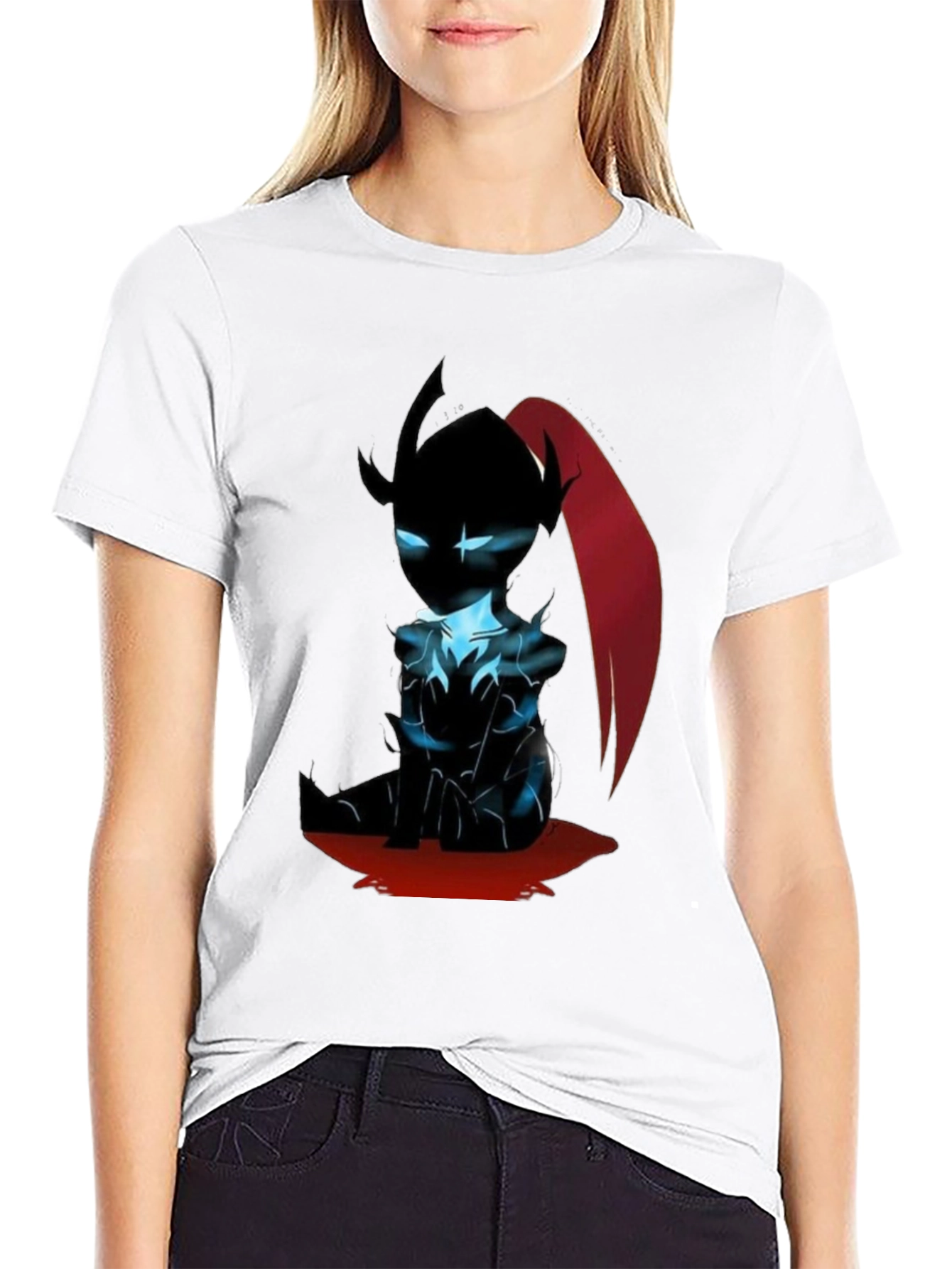 Anime Character Black T-Shirt