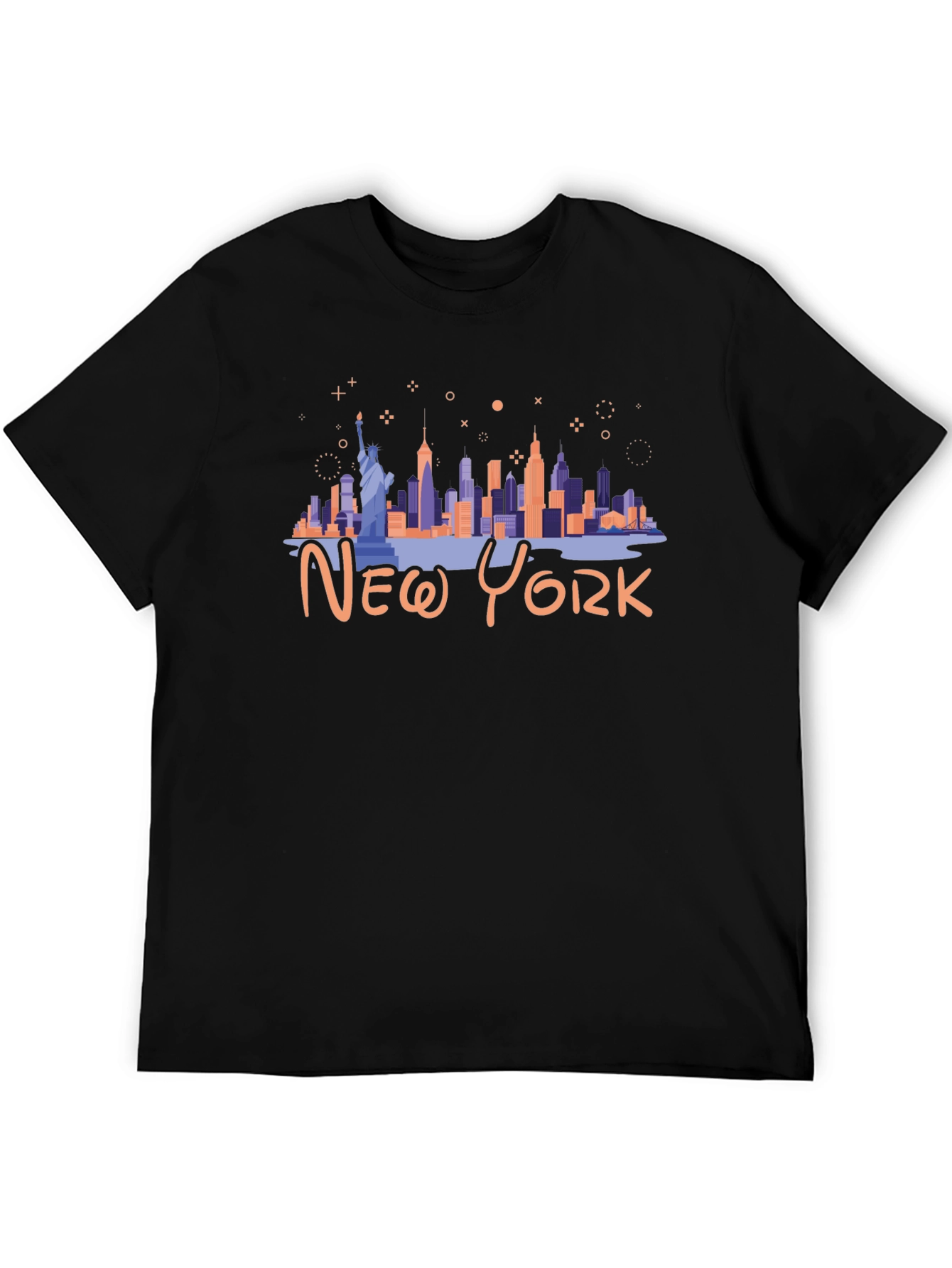 New York City Skyline Black Graphic Tee
