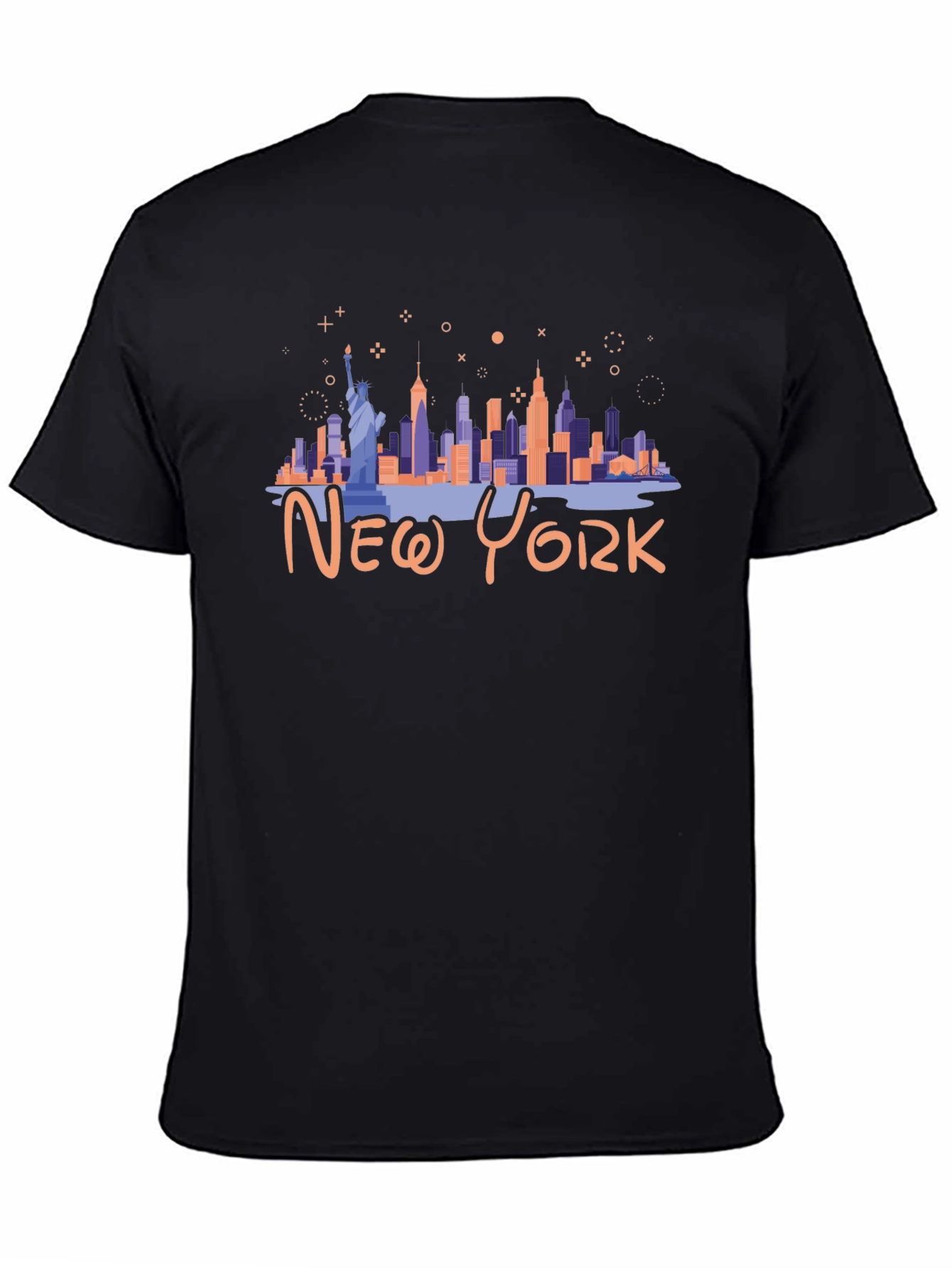 New York City Skyline Black Graphic Tee