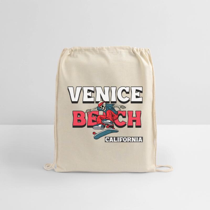 Venice Beach California Skeleton Skateboarder