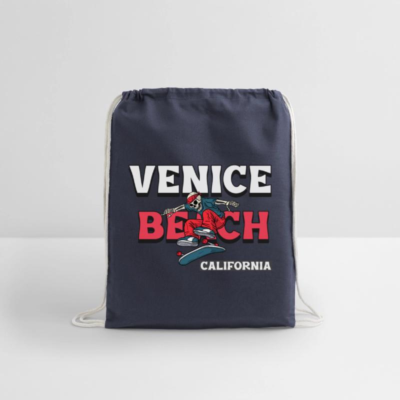 Venice Beach California Skeleton Skateboarder