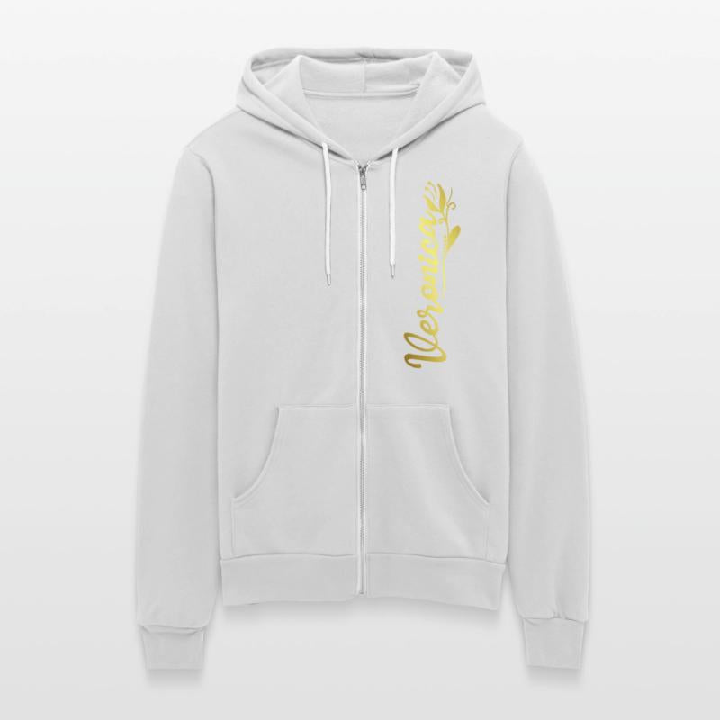 Veronica Name Faux Gold Tulip Flourish