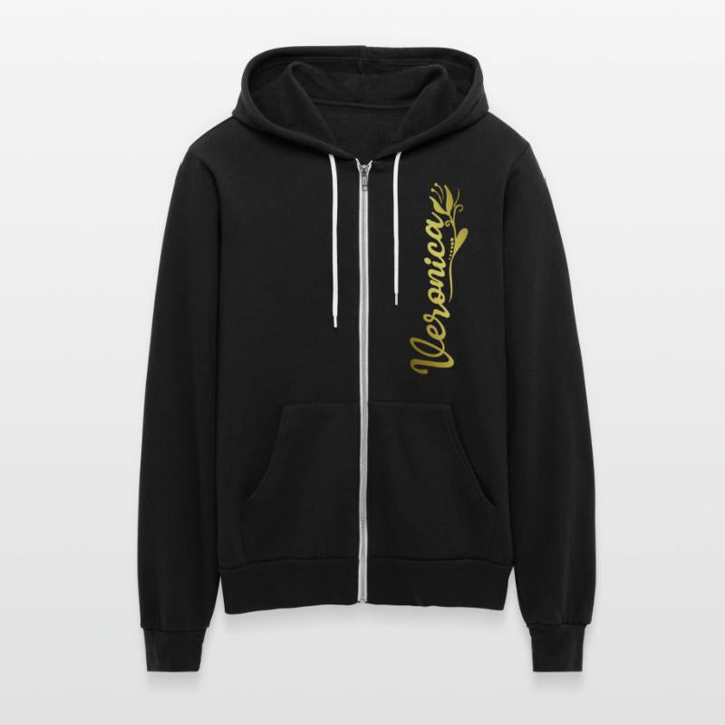 Veronica Name Faux Gold Tulip Flourish