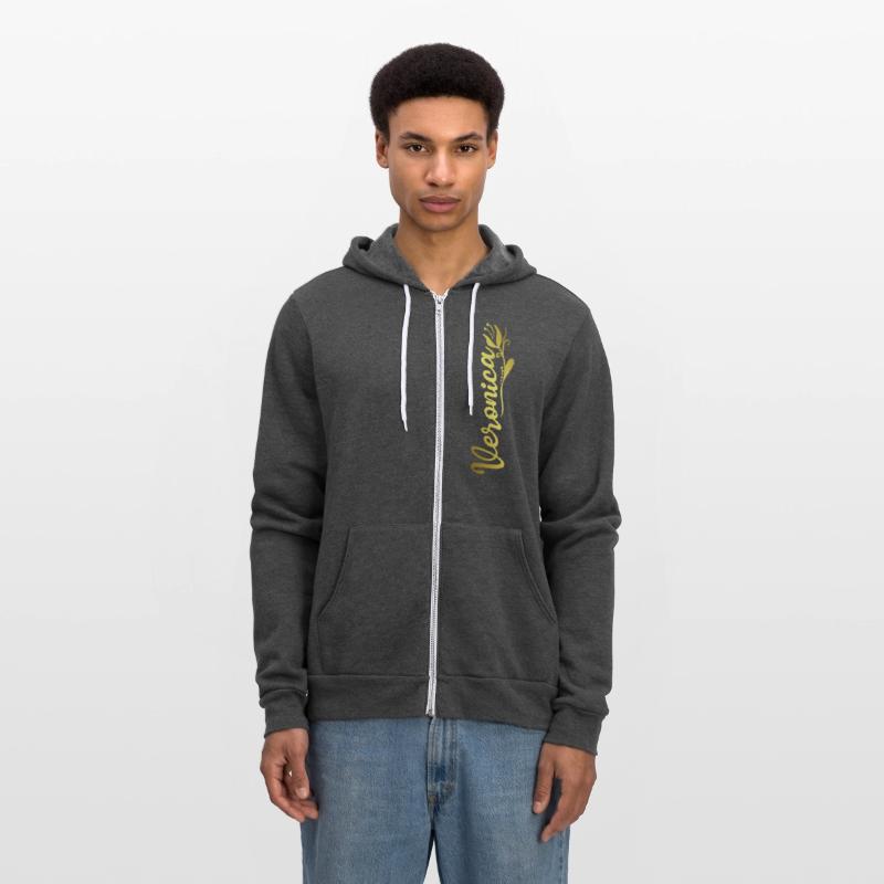 Veronica Name Faux Gold Tulip Flourish