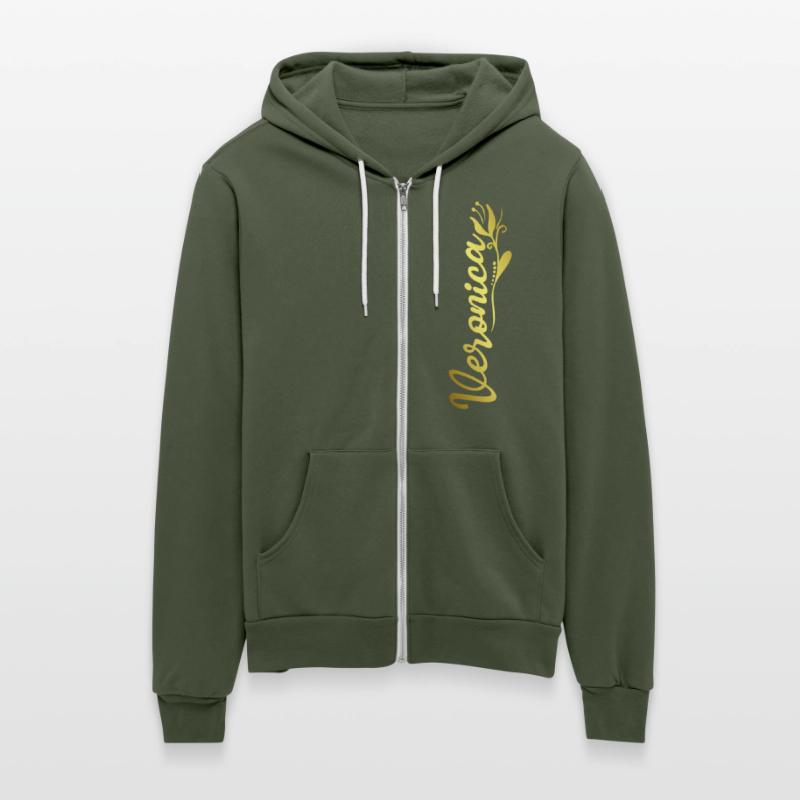 Veronica Name Faux Gold Tulip Flourish