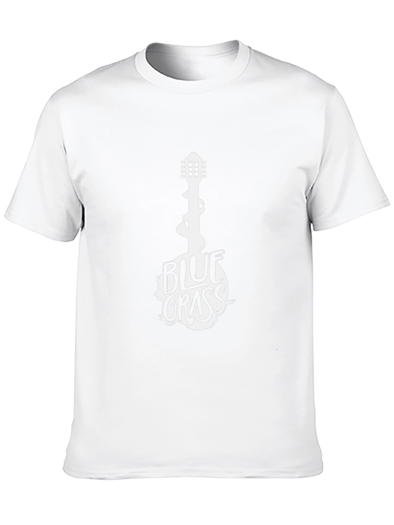 Bluegrass Guitar Graphic T-Shirt - Musical Style
