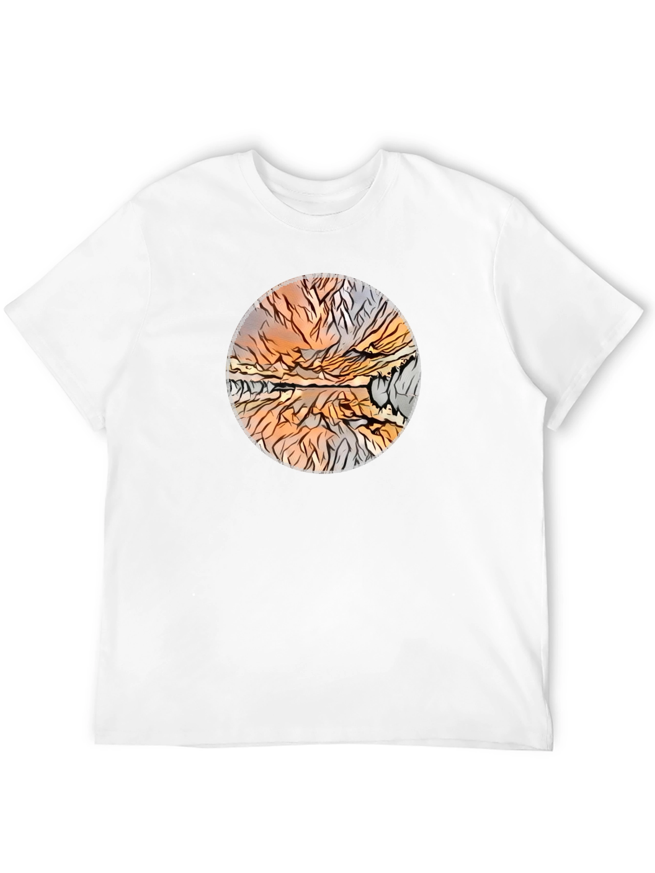 Abstract Landscape Graphic Tee