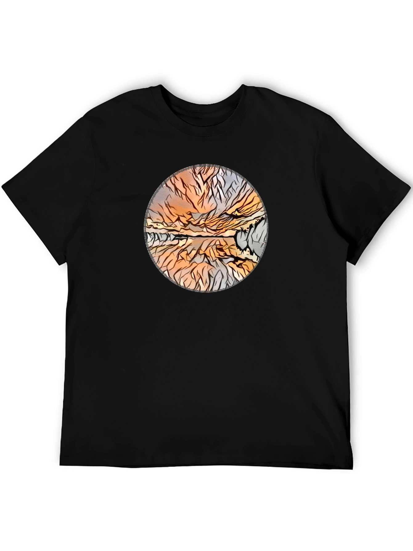 Abstract Landscape Graphic Tee