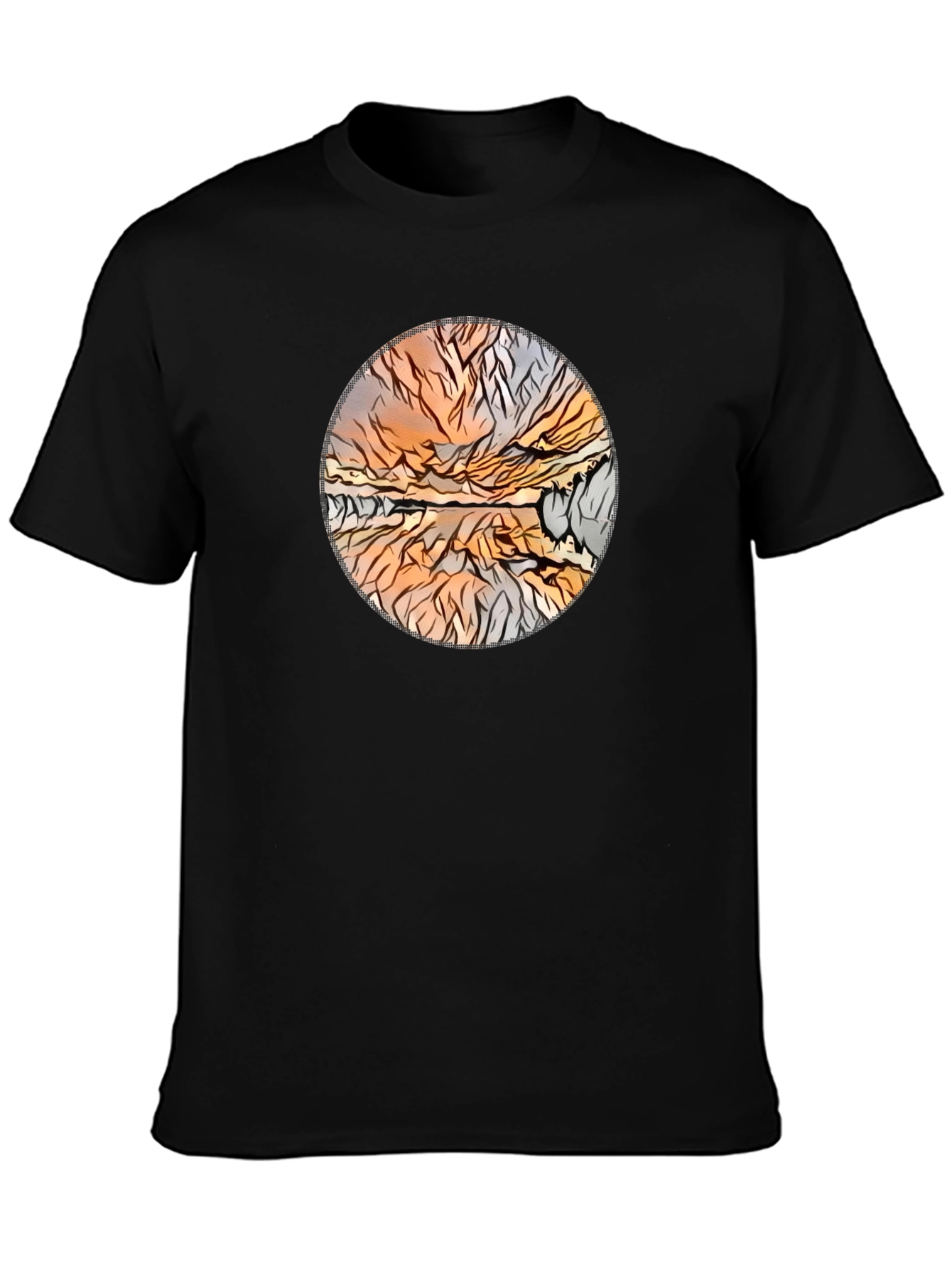Abstract Landscape Graphic Tee