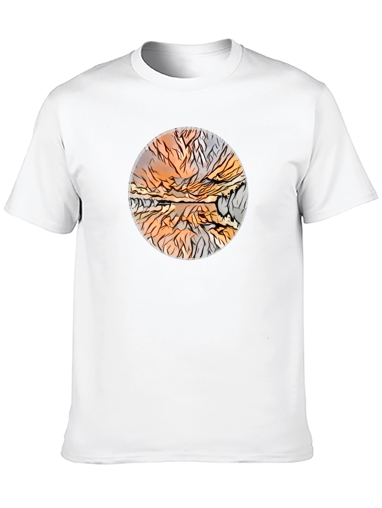 Abstract Landscape Graphic Tee