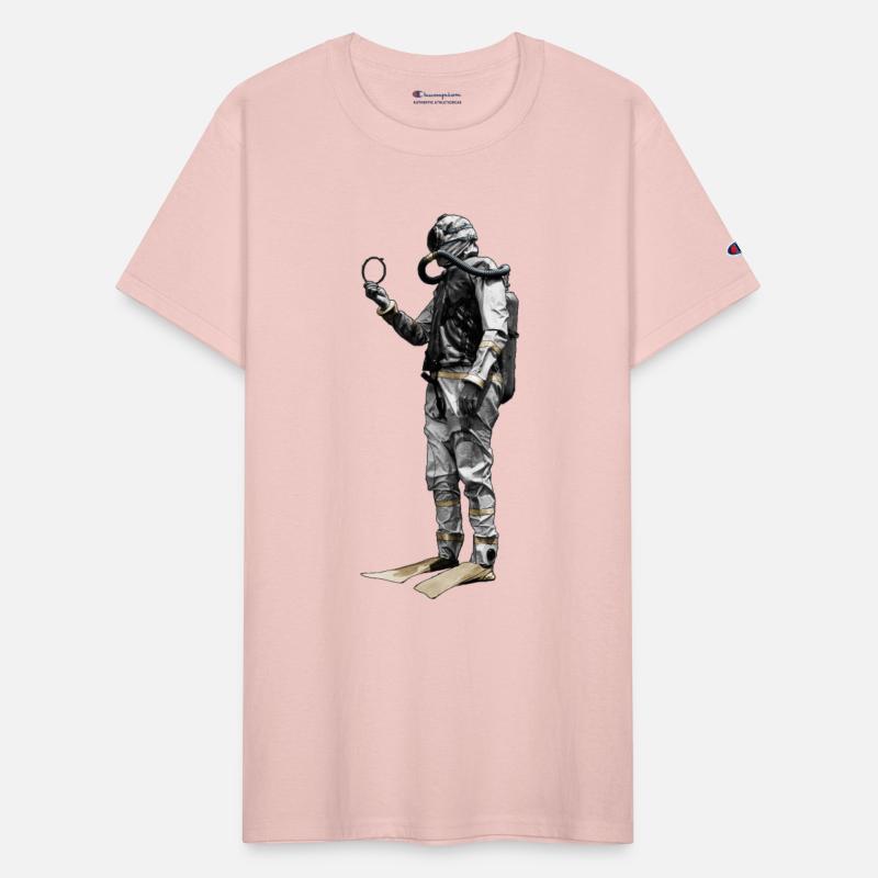 Vintage Scuba Diver with a Double Hose Regulator