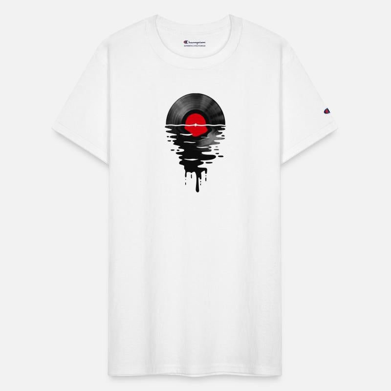 Vinyl LP Music Record Sunset Red