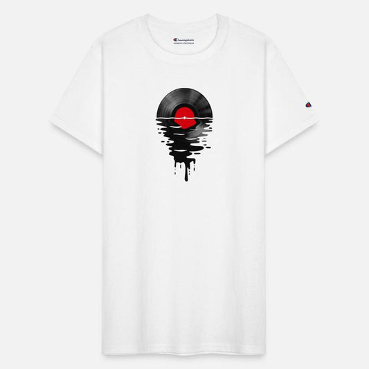 Vinyl LP Music Record Sunset Red