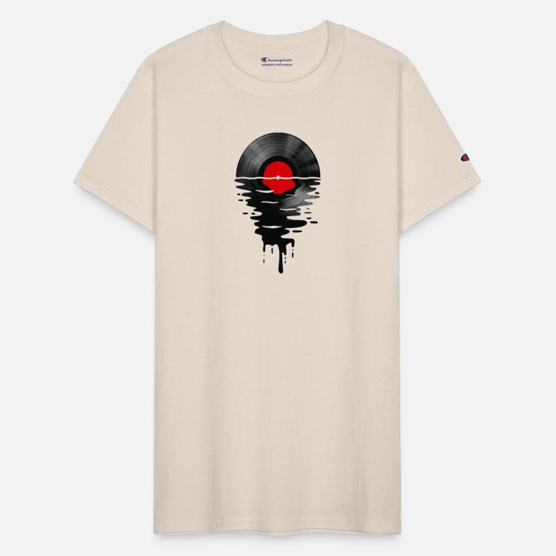 Vinyl LP Music Record Sunset Red