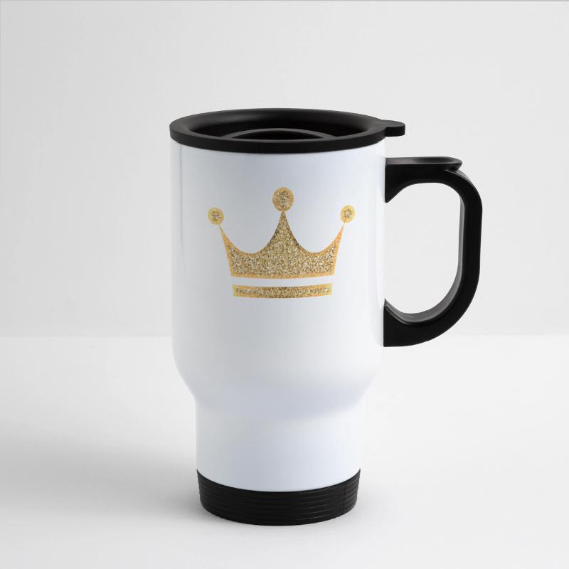Vip golden crown monarch king vector image rap art