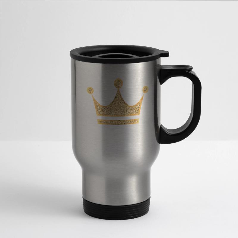 Vip golden crown monarch king vector image rap art