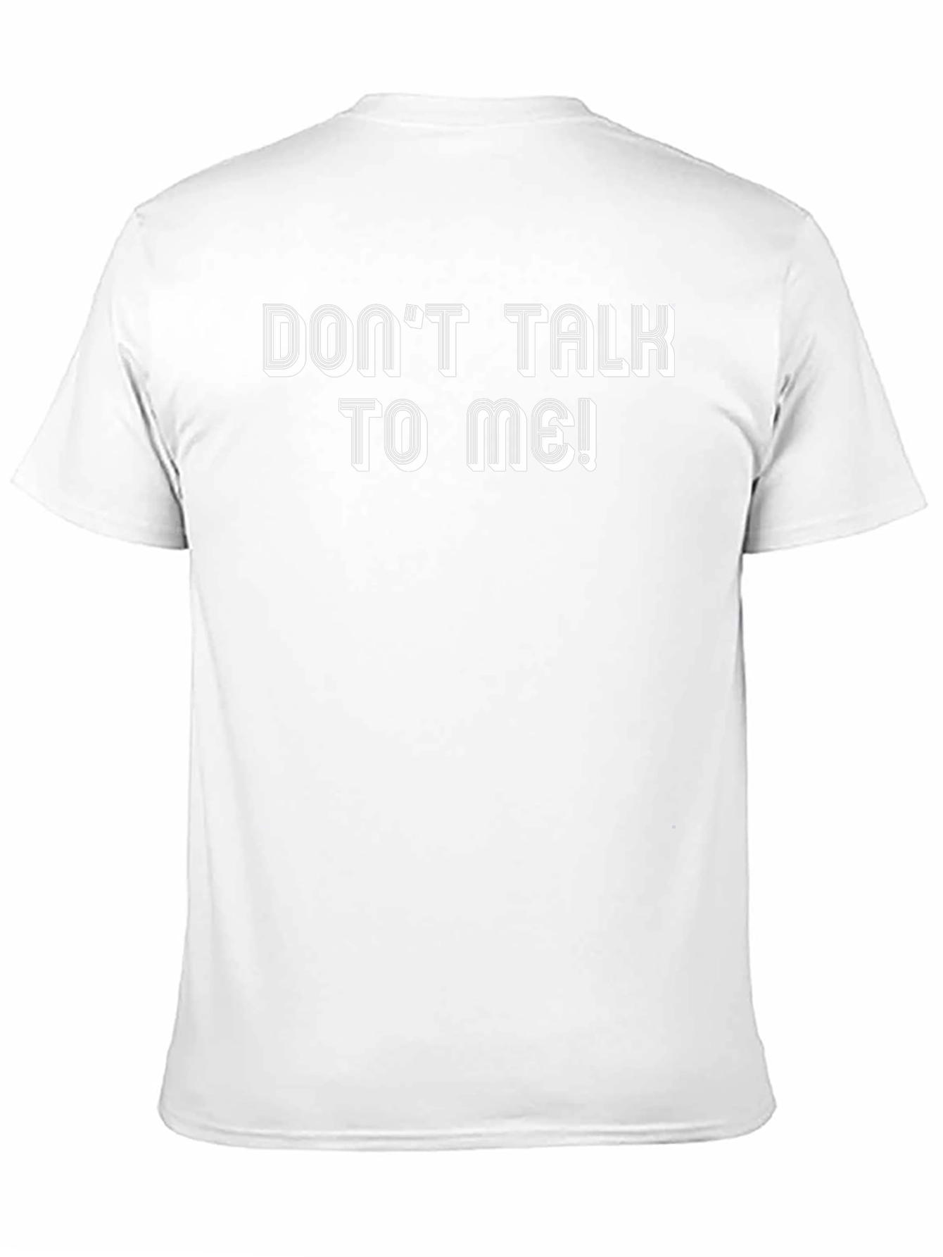 Dont Talk To Me Graphic Tee - Black