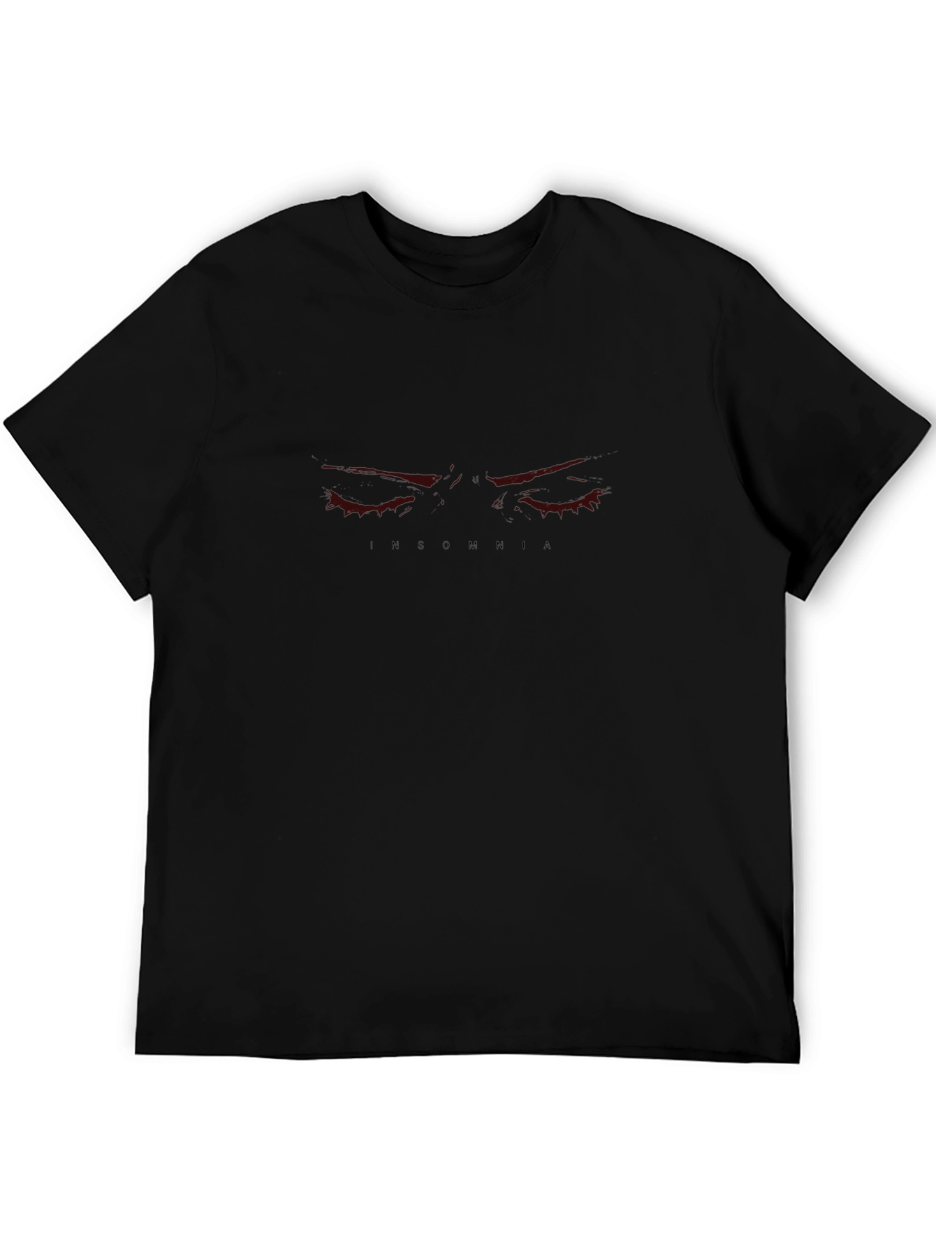 Insomnia Graphic Print Black T-Shirt