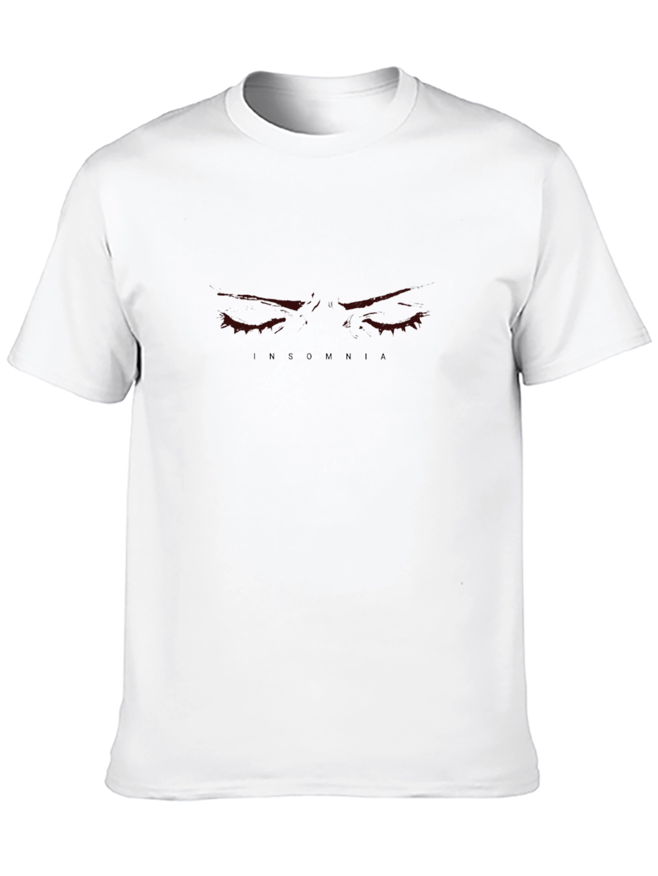 Insomnia Graphic Print Black T-Shirt