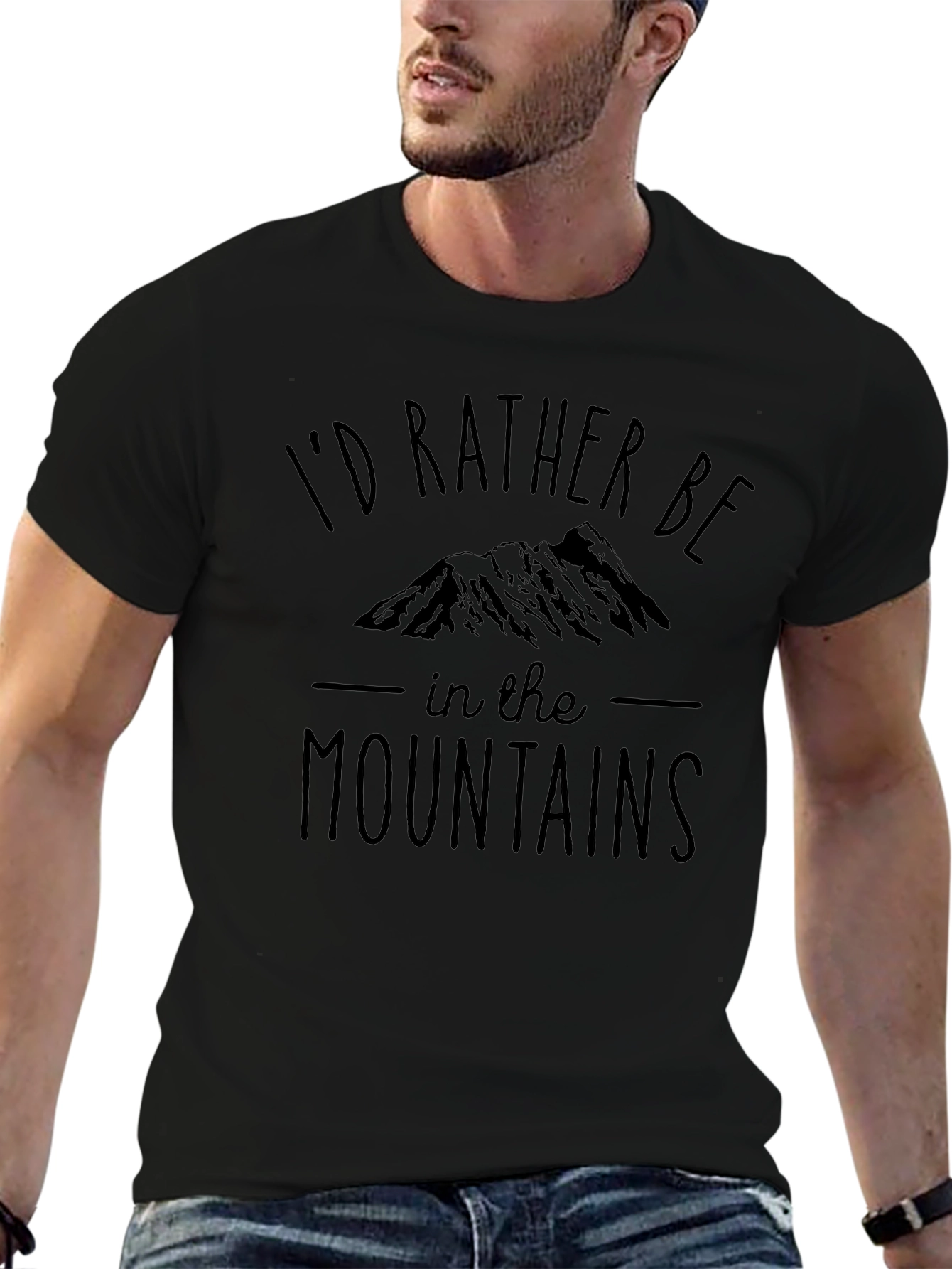 Id Rather Be In The Mountains T-Shirt
