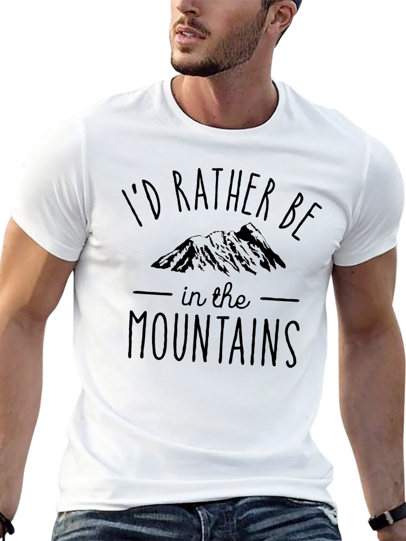 Id Rather Be In The Mountains T-Shirt