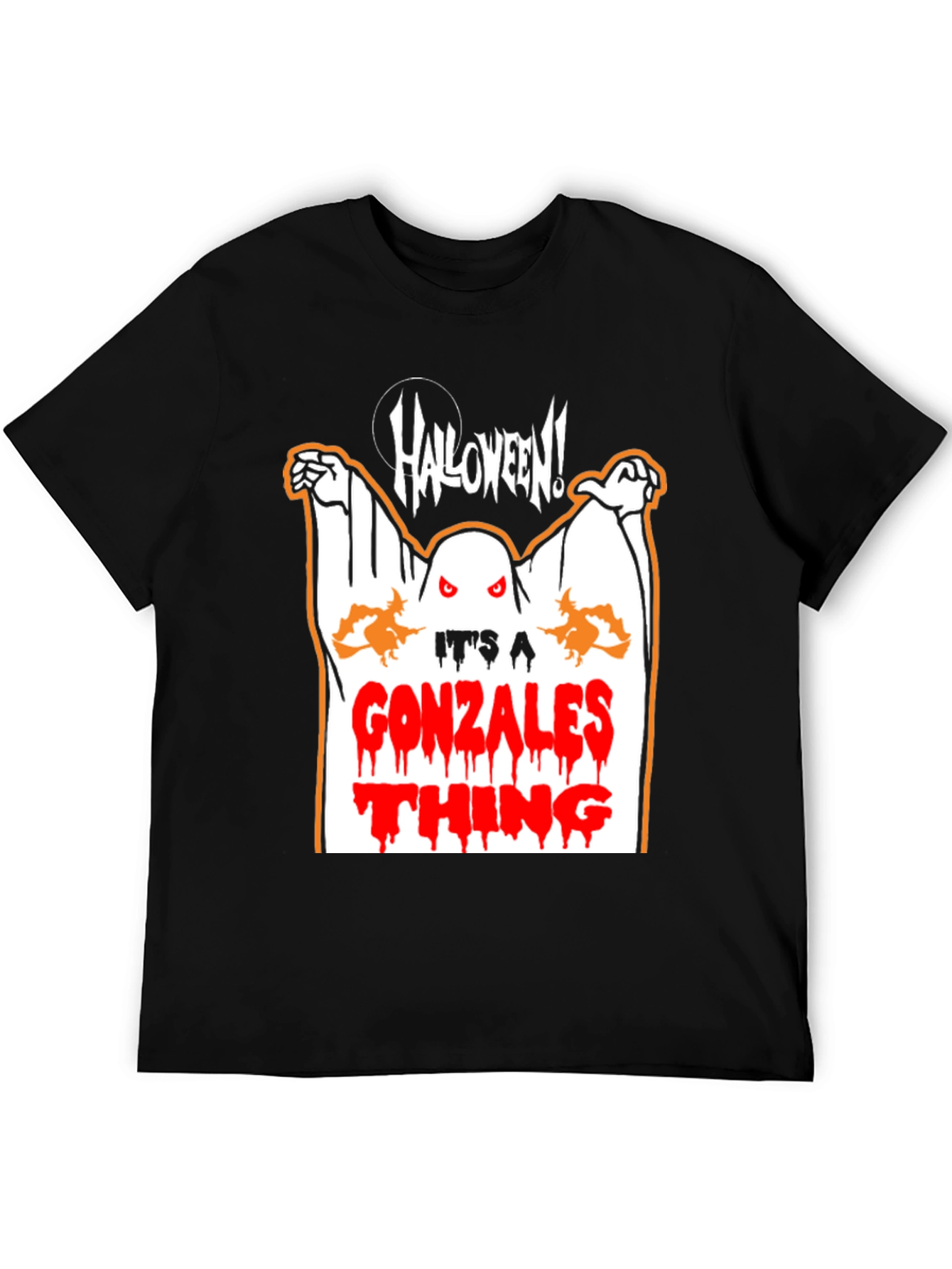 Gonzalez Halloween Ghost T-Shirt