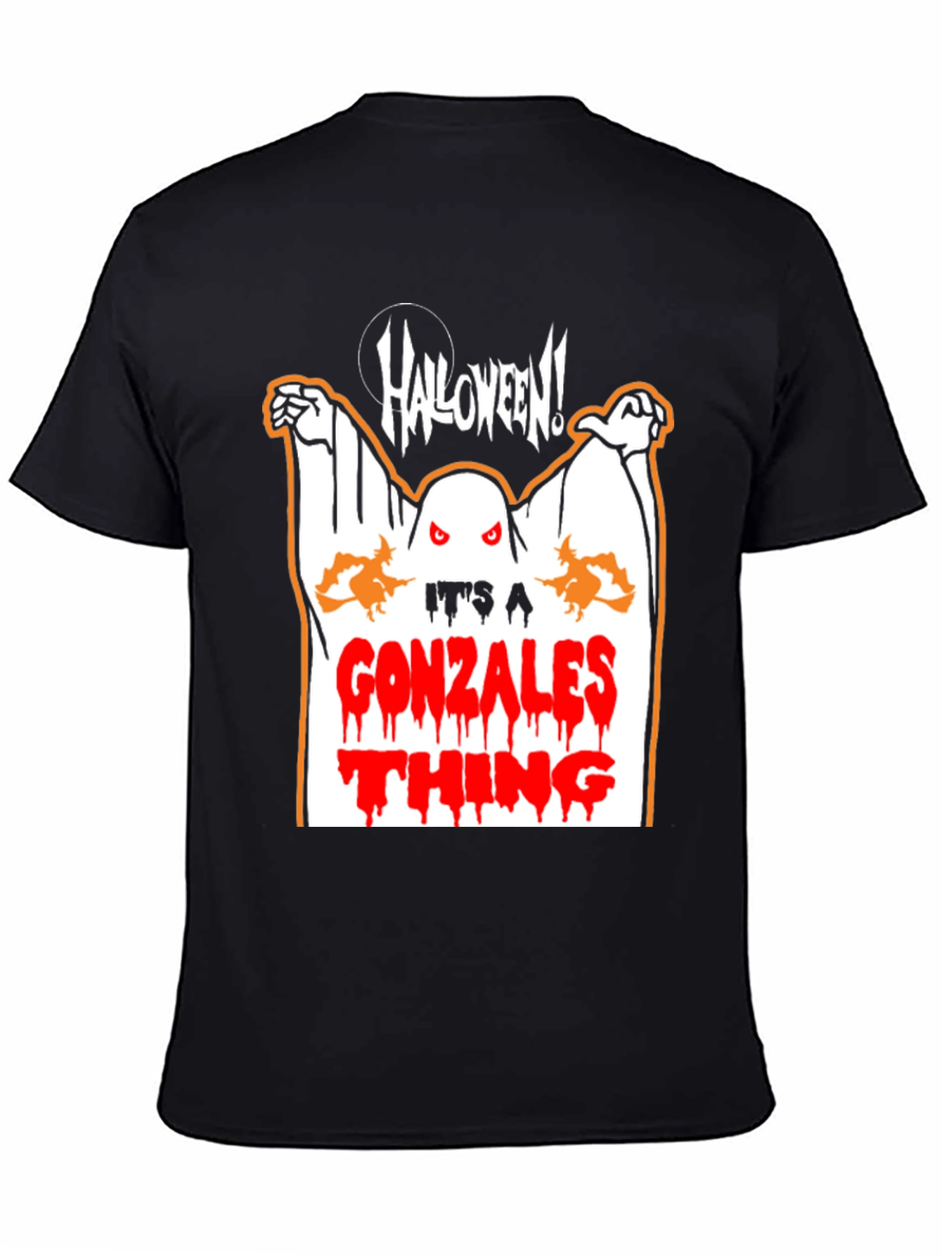 Gonzalez Halloween Ghost T-Shirt