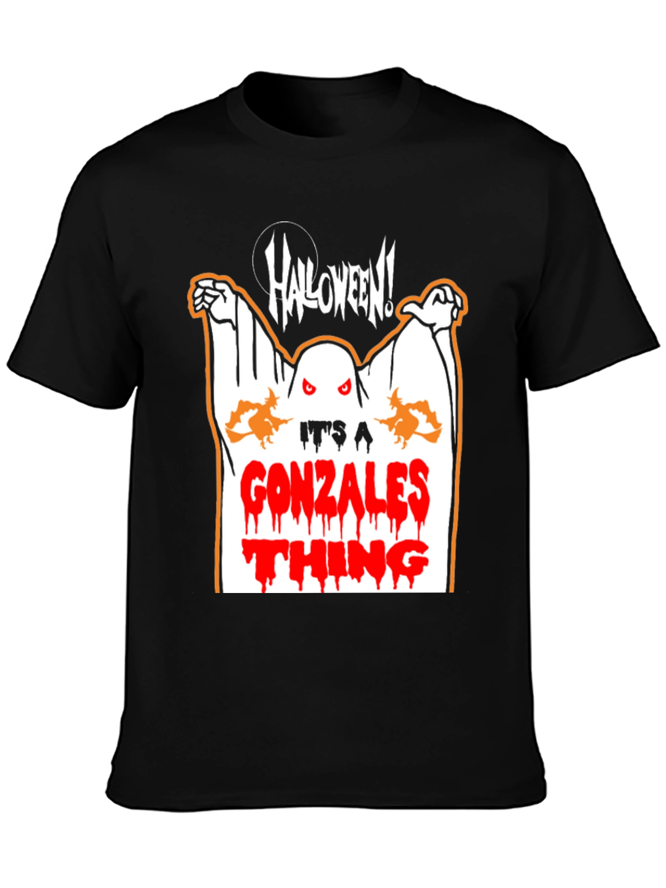 Gonzalez Halloween Ghost T-Shirt
