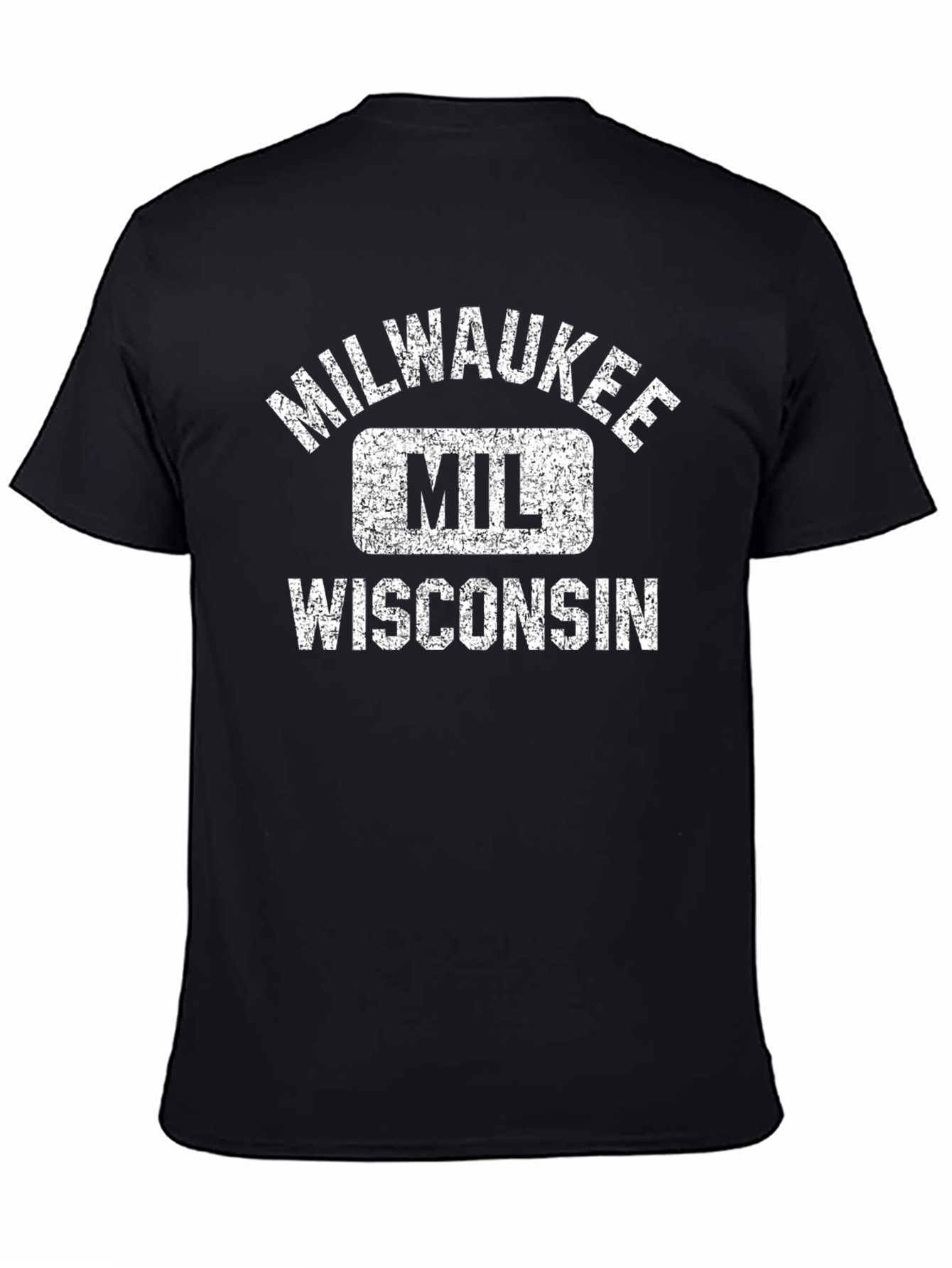 Milwaukee Wisconsin Black T-Shirt