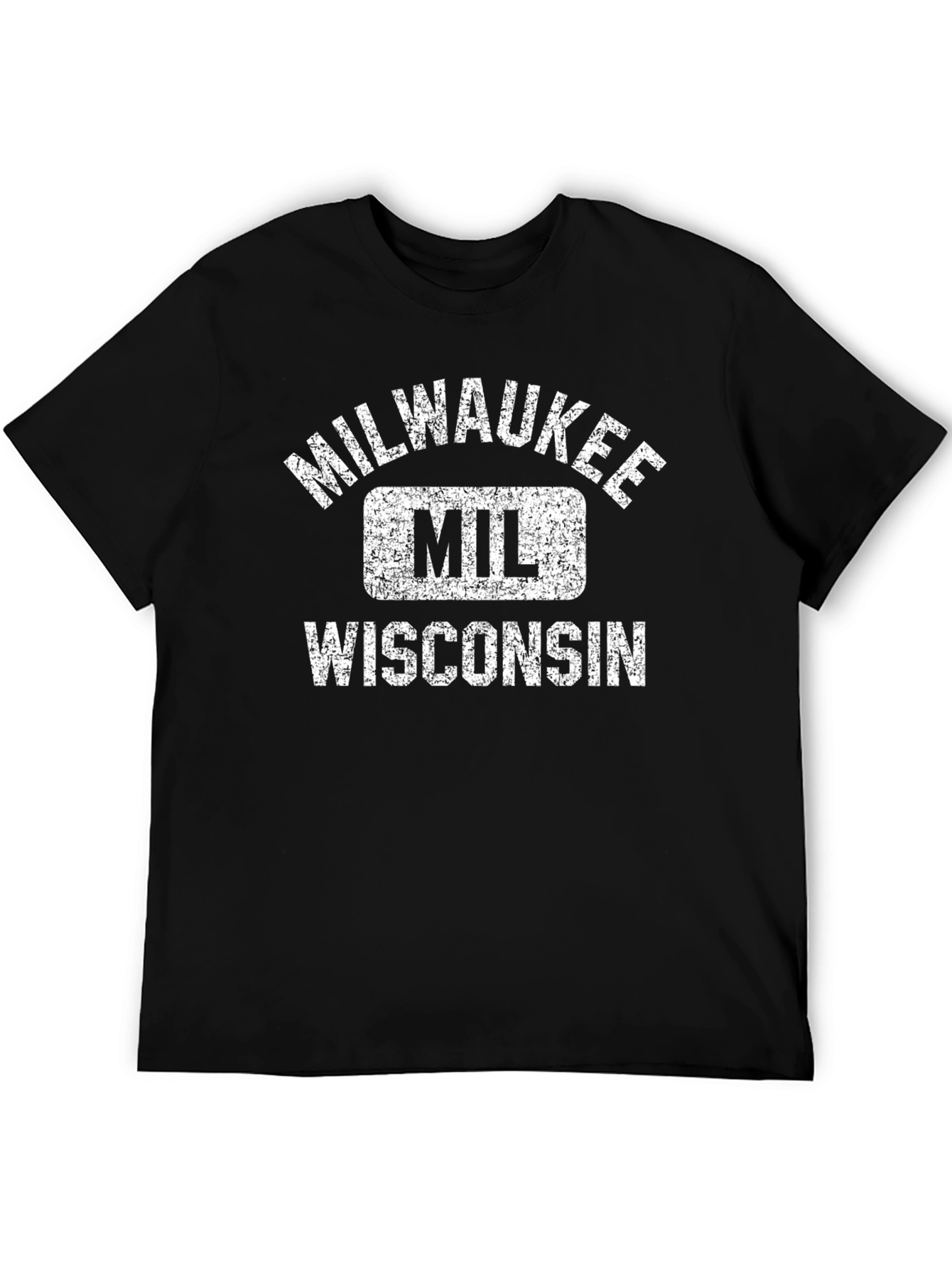 Milwaukee Wisconsin Black T-Shirt