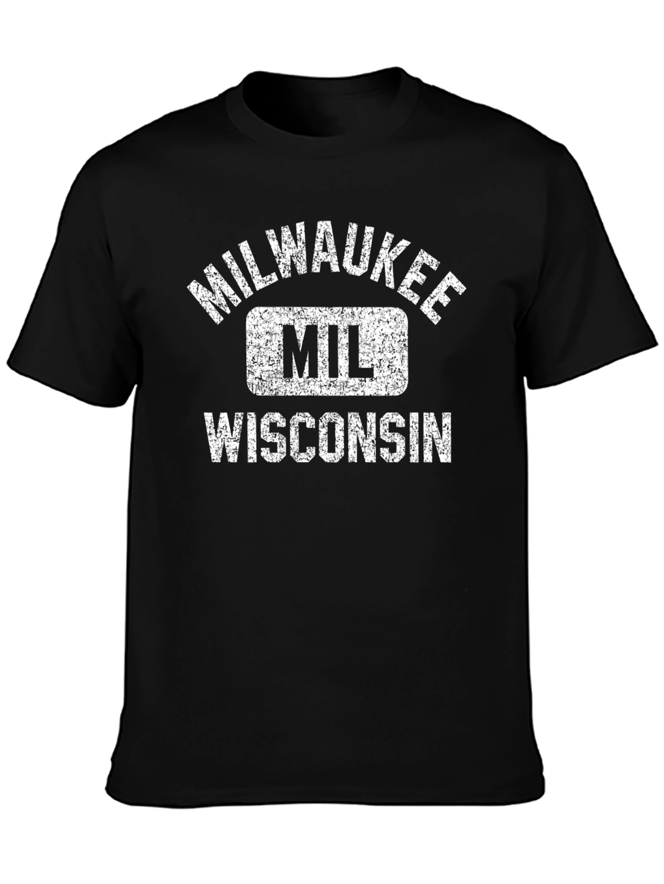 Milwaukee Wisconsin Black T-Shirt