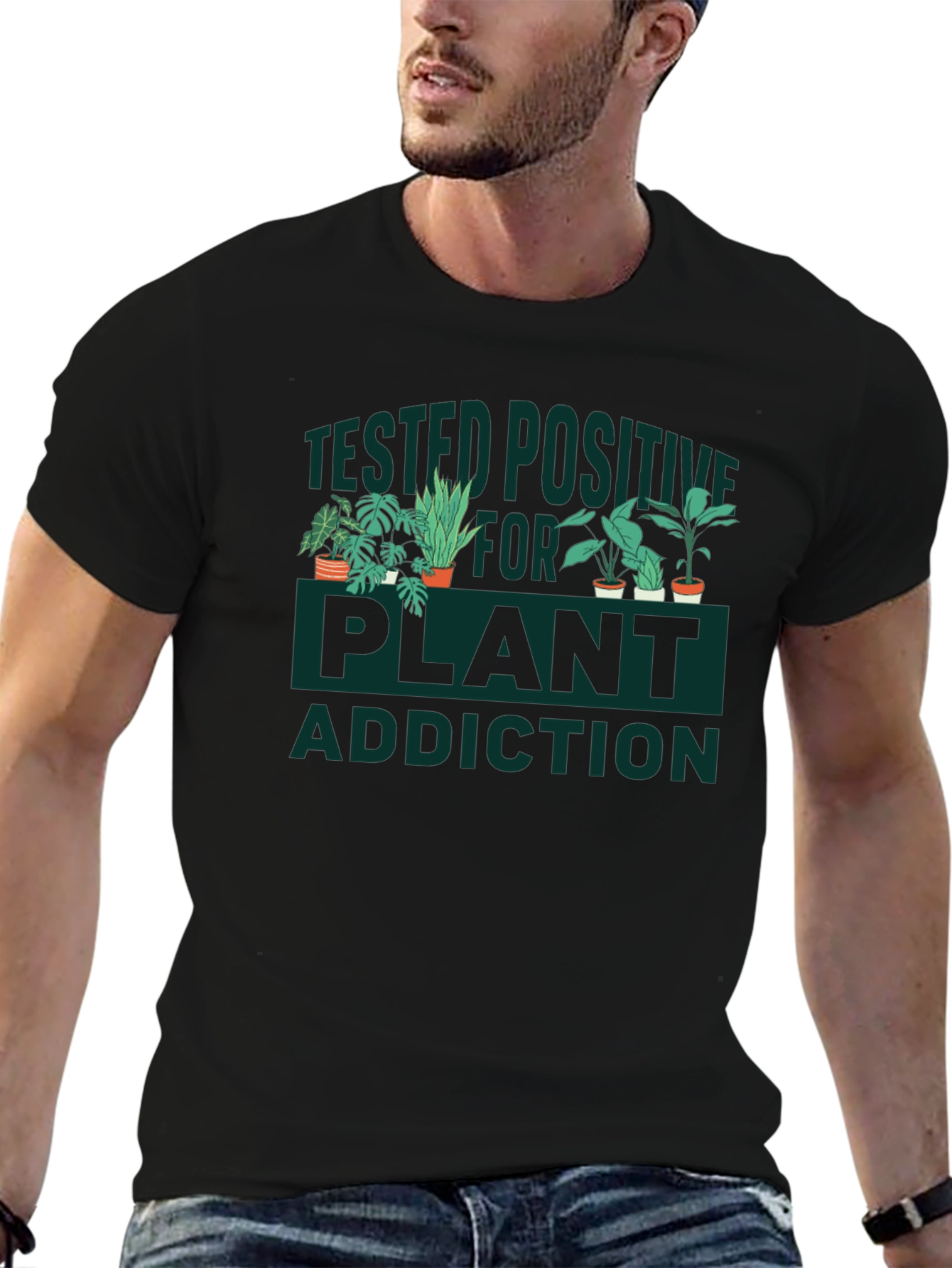 Plant Addiction T-Shirt - Botanical Humor Tee