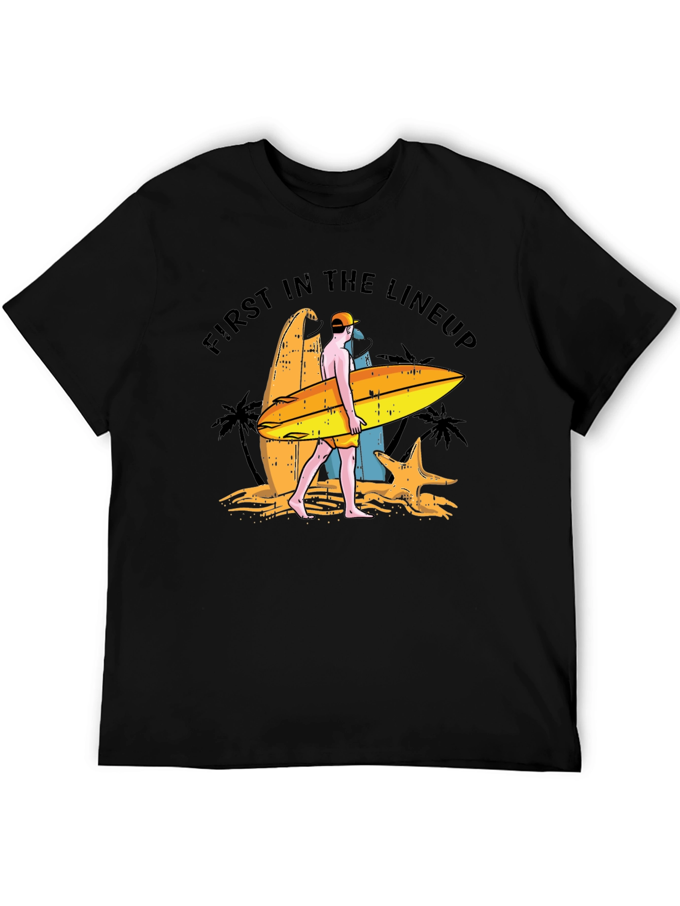 First in the Lineup Surfer T-Shirt